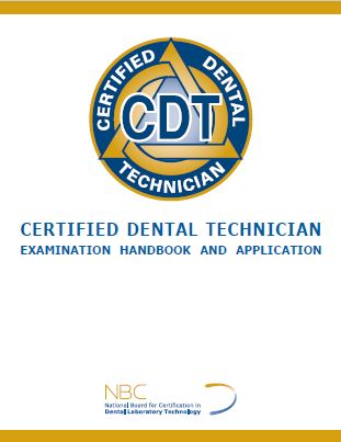 CDT Application Exam Process National Board for Certification in