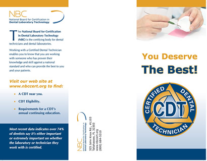 Market Your CDT Achievements National Board for Certification in