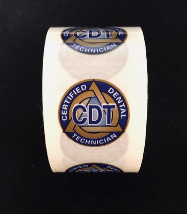 CDT Logo Stickers - Roll of 500: click to enlarge